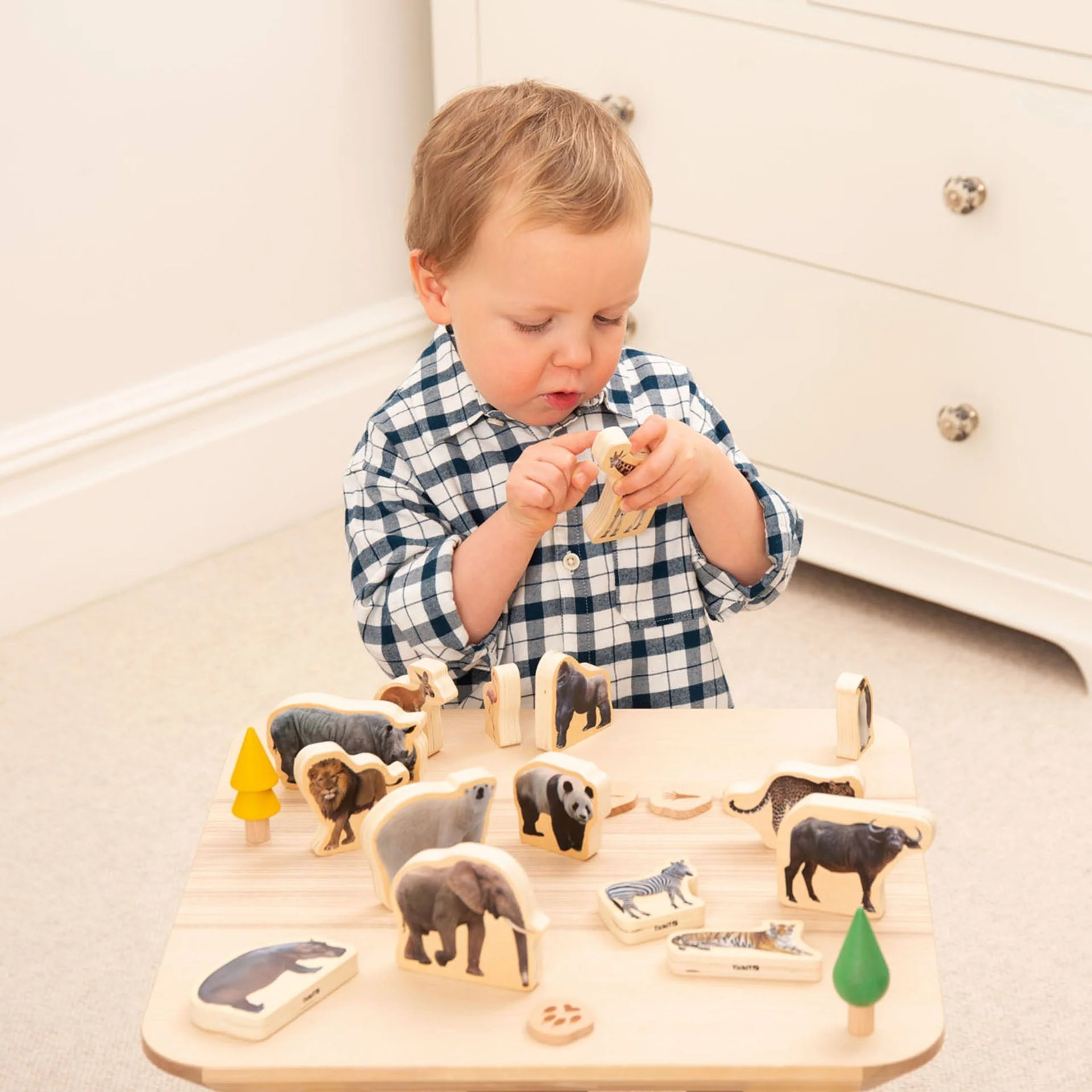 Wooden Wild Animal Blocks - Image 10